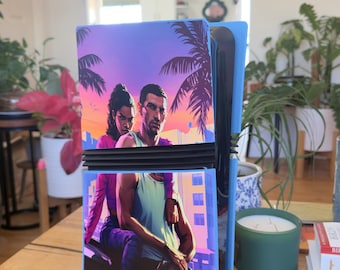 GTA6 inspired faceplates compatible with ps5 Pro