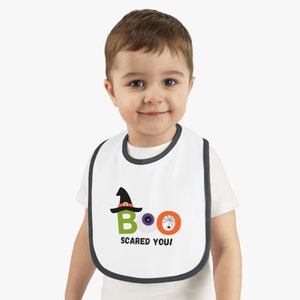 Halloween Bib for Baby - Boo, Scared You