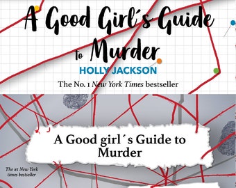 Book &quot;A good girls guide to murder&quot; Powerpoint Template. 2 book editions/ School presentation/ Booktok