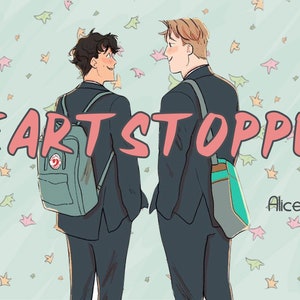 Boken "Hjärtstoppare" volym 1 och 2, PowerPoint-mall/skolpresentation/booktok