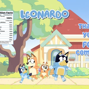 Bluey chip Bag Design