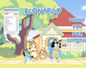 Bluey chip Bag Design