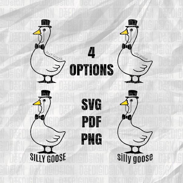 Silly Goose Svg, Goose Bundle Svg, Funny Goose Svg, Silly Goose Funny, Goose Png, Svg Bundle, Funny Bundle, Silly Goose Shirt File, Cute svg