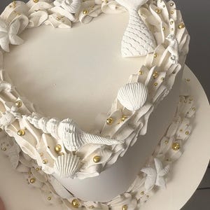 Vintage Mermaid Faux Heart Cake/Fake Cakes/Cake Dummy/ Custom Cake