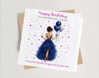 Birthday Card for her | Sister, Granddaughter, Daughter, Niece and More