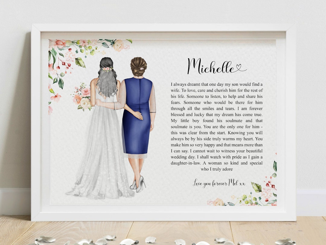 Daughter in Law Poem Print Daughter in Law Gift Poem Gift - Etsy UK