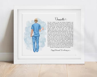 Midwife Retirement Gift | Poem Print for Maternity Retiree | Midwifery Retirement Keepsake