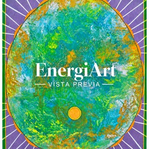 FAMILIA – Pintura Energética Digital | Meditación sobre el Significado de la Familia | Arte Espiritual Imprimible A4