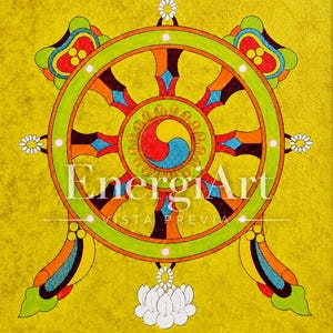 DHARMACHAKRA – Pintura Energética Digital | Meditación y Camino del Corazón | Autoconocimiento y Propósito de Vida
