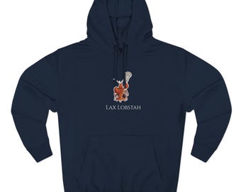 Lax Lobstah sweatshirt | Maine accent | Lobster with lax stick