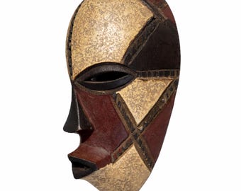 Original Makua Tribe Vintage Tanzania Primitive Mask Africa Wood