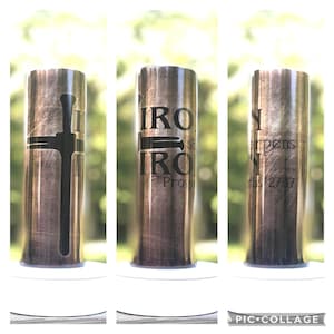 Iron Sharpens Iron Proverbs 27:17 Sublimated Tumbler