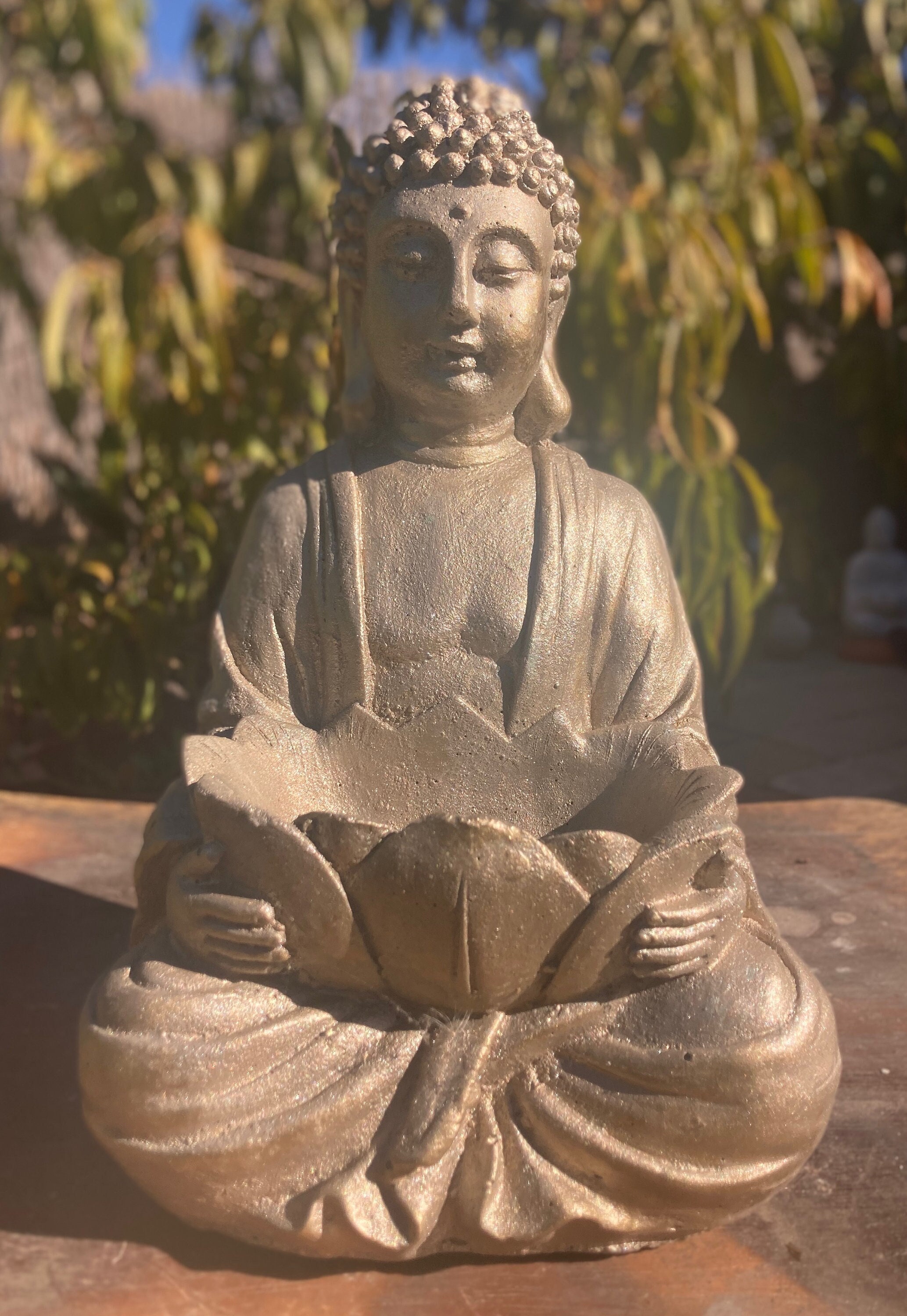 Statue de Bouddha Feng Shui Figure de Bouddha Décoration Jardin Boudda