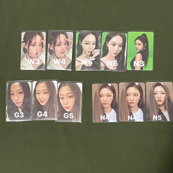 Official: Aespa Come to My Illusion Trading Cards Karina Giselle