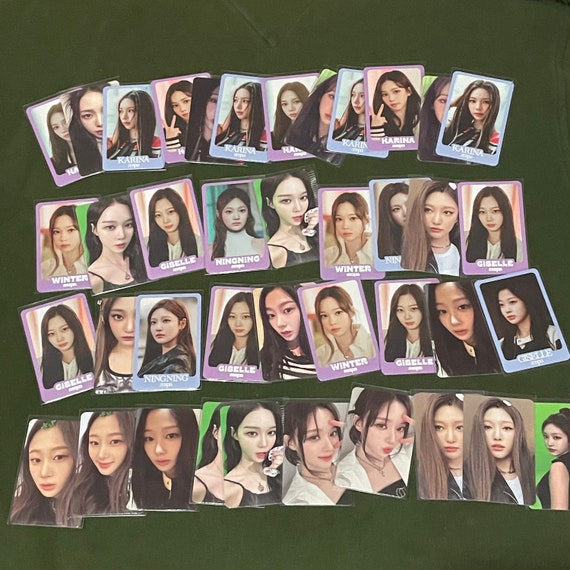 Official: Aespa Come to My Illusion Trading Cards Karina Giselle