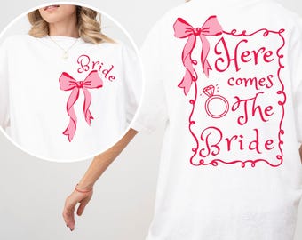 Bachelorette Party Shirts, Here comes the Bride Shirt, Bach Party Shirt, Bridal Party Shirts, Bachelorette Gift, Bride Tee, Bridesmaid Gift