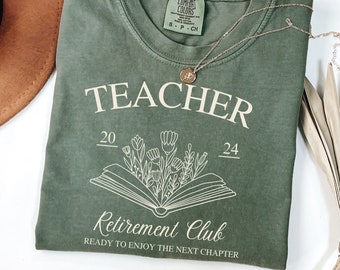 Custom Teacher Retirement Shirt, Funny Social Club Retirement TShirt, Retired Teacher Gift, End of school year Retired Tee, Retirement Gift
