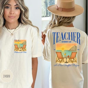 Retired Teacher Shirt, Teacher Retirement Gift, Funny Teacher Shirt, Last Day of School, Retirement Party Shirt, Teacher Appreciation Gift