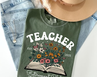 Custom Teacher Retirement Shirt, Funny Social Club Retirement TShirt, Retired Teacher Gift, End of school year Retired Tee, Retirement Gift