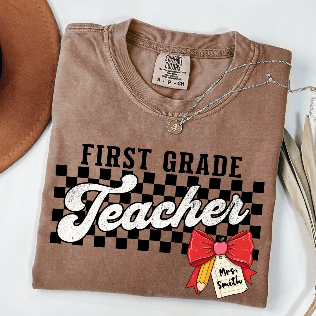 First Grade Teacher Shirt, 1st Grade Teacher Shirt, 1st Grade Tshirt ...