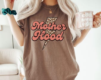 Motherhood Comfort Colors Shirt, Trendy Mom Shirt, Cool Mom Club, Funny Mom Shirt, Mom Life Tee, Mama Shirt, Gift for Mom, Mothers Day Shirt