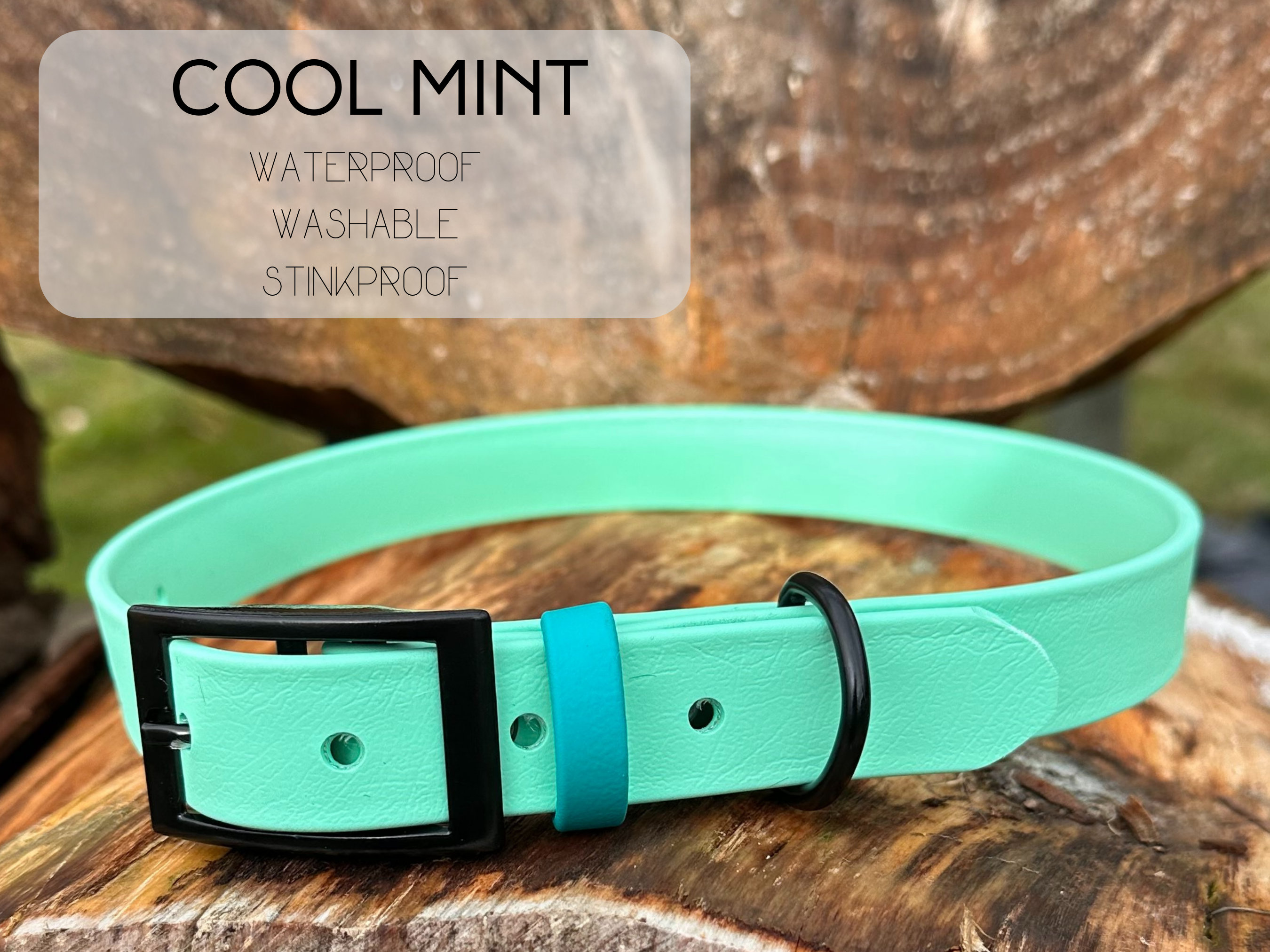 K9 mint top bark collar