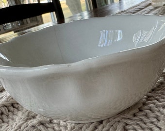 Vintage Italian white bowl