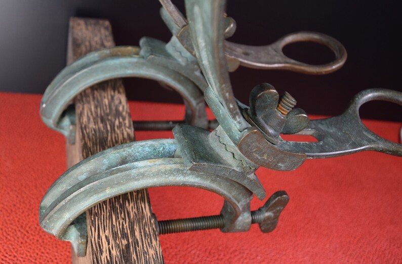 Antique Solid Bronze Fishing Rod Holders for Boat Etc. Etsy Canada