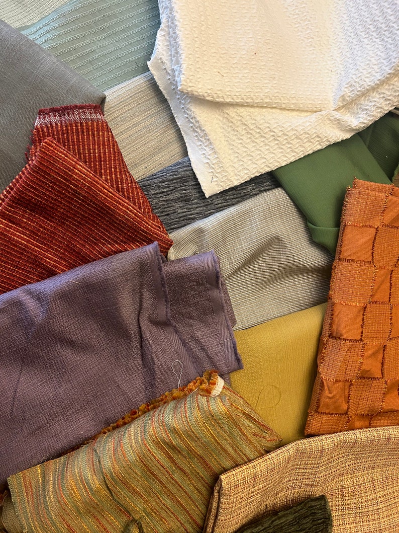 Designer Bolt End Fabric Remnants, Craft and Quilt Fabric Scrap Bundle