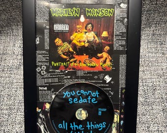 MARILYN MANSON CD Music Rock Punk Country Grunge Rap Display Art Decor, One Of a Kind