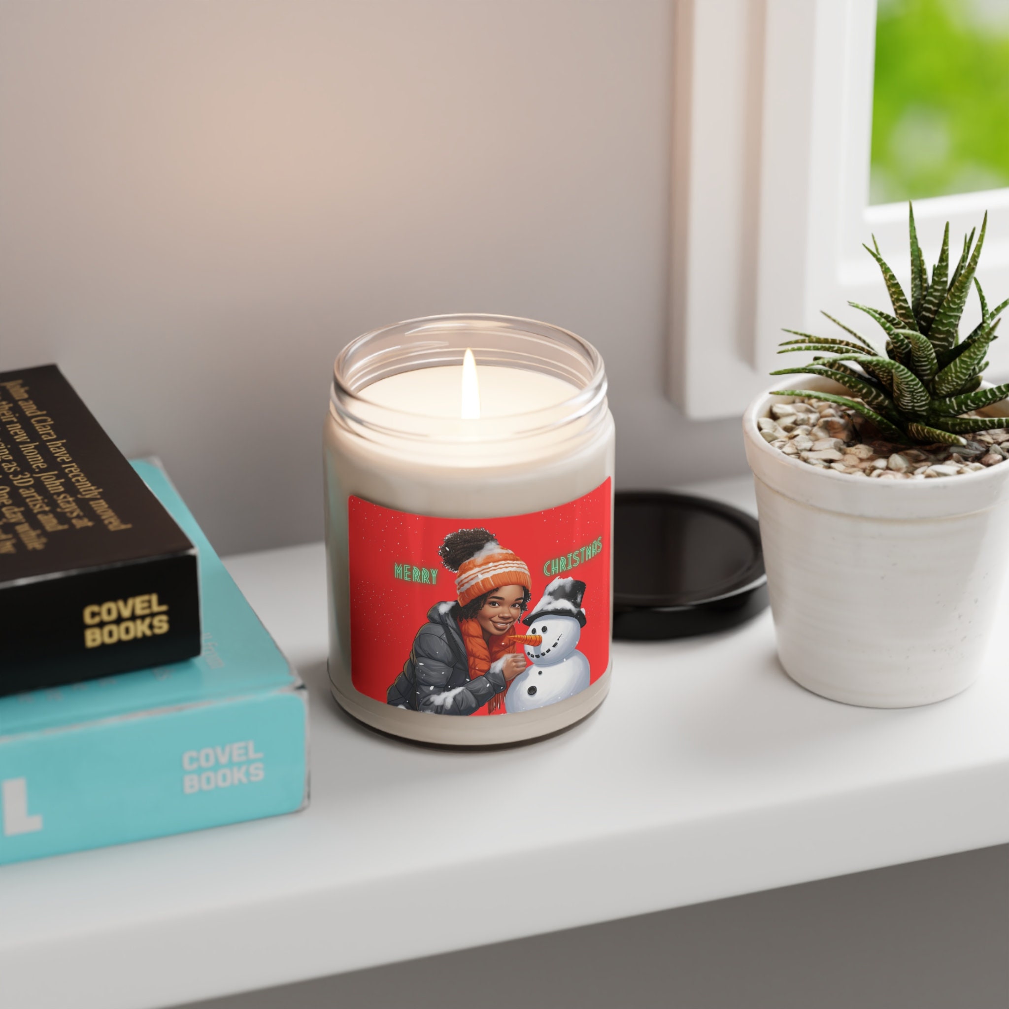 Scented Candle Hand-poured Merry Christmas Candle - African