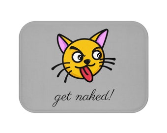 get naked! Bath Mat