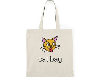 Cat Natural Tote Bag