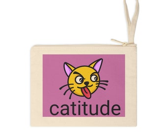 Pochette à fermeture éclair pour accessoires Catitude
