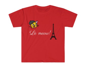 Le miaou ! T-shirt souple unisexe