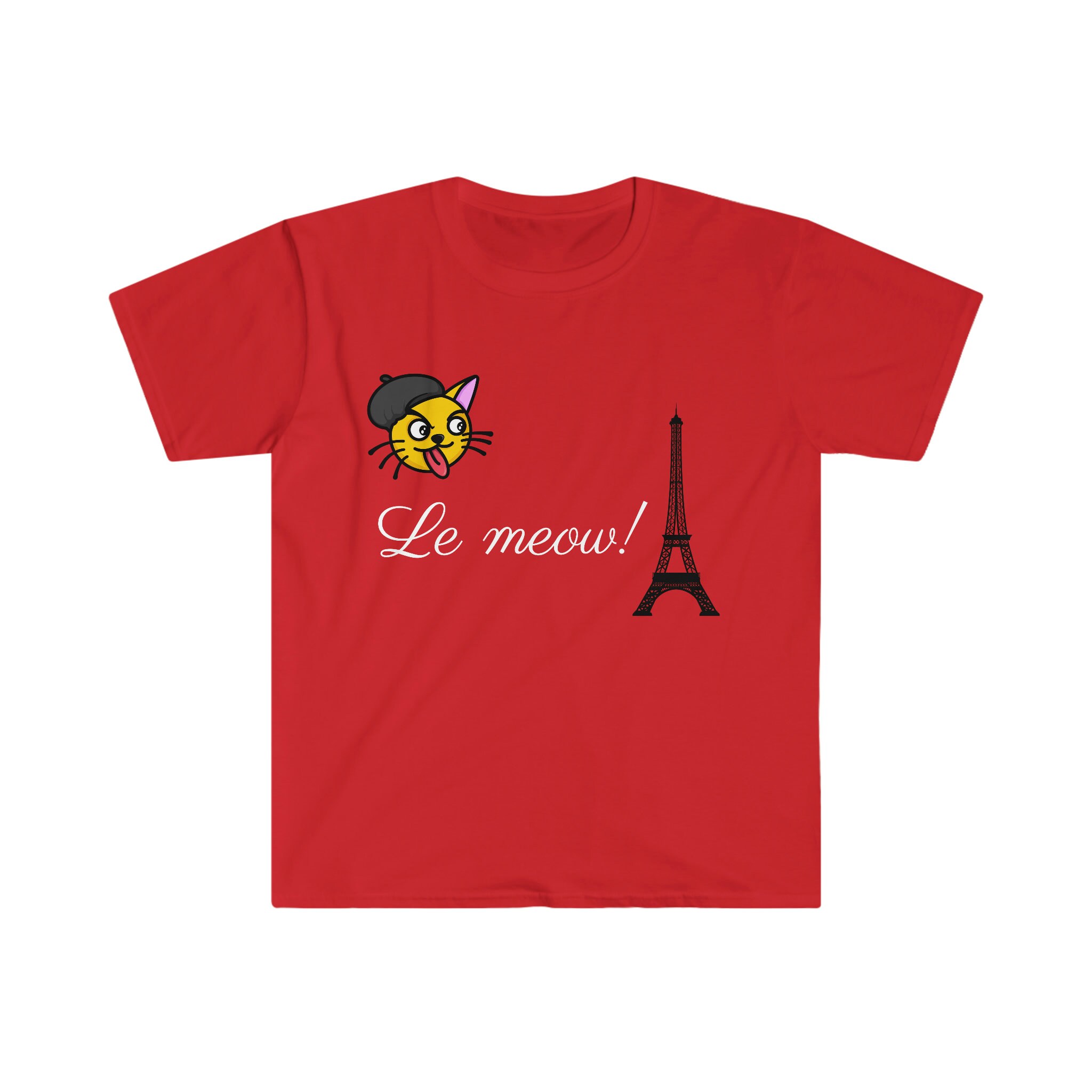 Le meow!  Unisex Softstyle T-Shirt