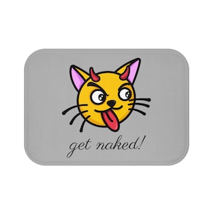 mach dich nackt! Badematte Teufel