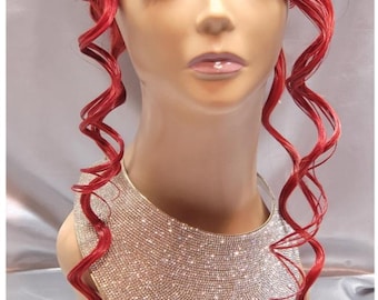 Zelda, Side braid Updo Lace Front Wig, Synthetic Custom Wig, Styled Wigs, Prom, Wedding, Party Wig, Luxury Wig, Everyday Wig, Mother&#39;s Day