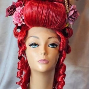 Marie Antoinette 18th century hairstyle Lace Front Wig, Party wig, Luxury Wig, Cosplay Wig, Comicon