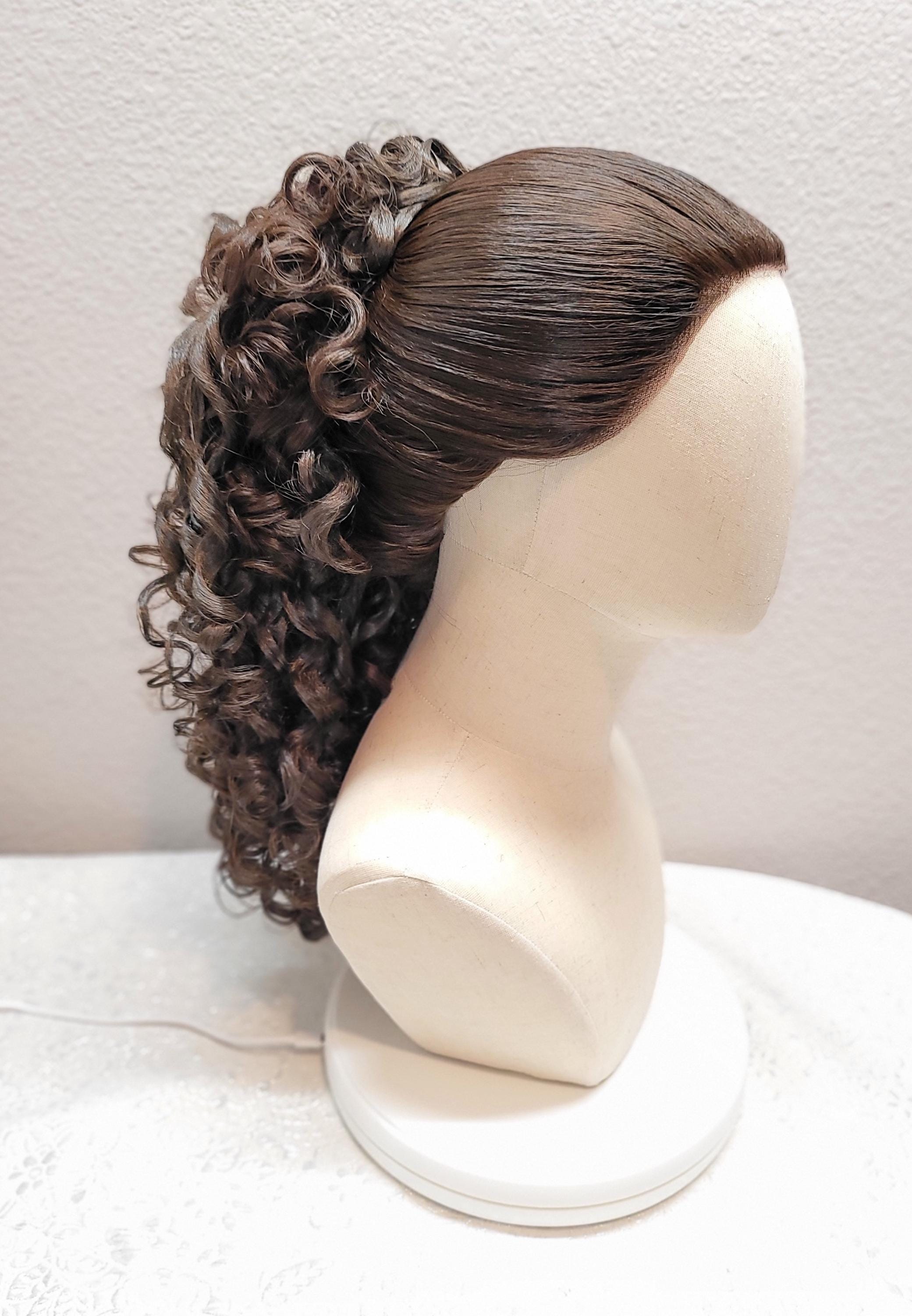 Padmé Amidala Wig #4 Space Queen Wig Curly Ponytail Wig Sci-Fi Cosplay Fantasy Queen Empress cosplay Starlight Regal Comicon Galactic Era