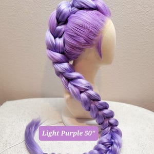 Rumi-inspired Wig, Easy Pull Through Remi Dragon / Dutch Braid KPop Demon Hunters-inspired wig, Comic Con Wig, Halloween, Cosplay