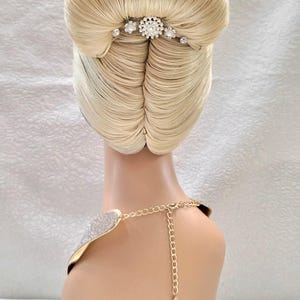Olivia, Blonde Updo Hairstyle, Synthetic Custom Wig, Styled Wigs, Lace Front, Prom, Wedding, Luxury Wig, Everyday Wig, Mother&#39;s Day