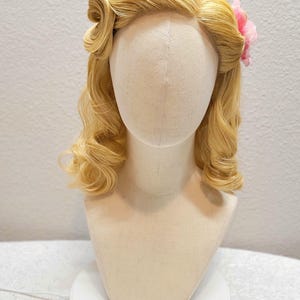 Glinda-Wicked Inspired Wig, Modern Broadway Version, Blonde Fairy Tale Wig, Royal Wig, Blonde Fairy Tale, Enchanted Wig, Good Witch Wig