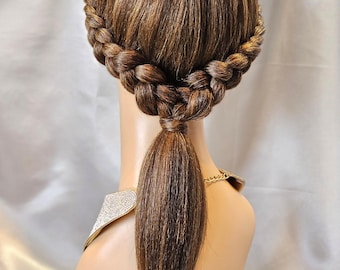 Mariah, mixed brown, handmade styled Wigs, lace front, prom, wedding, luxury wig, everyday Wig, comic con costume wig, Mother&#39;s Day