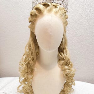 Glinda-Wicked Inspired Wig, Blonde Fairy Tale Wig, Royal Wig, Blonde Fairy Tale, Enchanted Wig, Good Witch of the North, Cosplay, Halloween