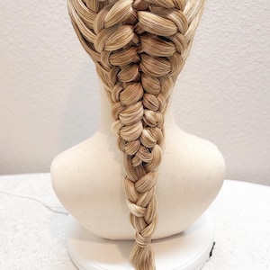 Jade, Zipper Lock Braid Ponytail Lace Front Wig, Synthetic Custom Wig, Styled Wigs, Prom, Wedding, Luxury Wig, Everyday Wig, Mother&#39;s Day