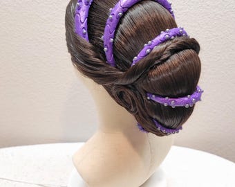 Padmé Amidala Wig #6 Space Queen Wig Lake Gown Wig Sci-Fi Cosplay Fantasy Queen Custom Pre-Styled Empress cosplay Starlight Regal Comicon