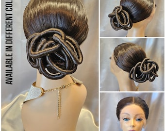Padmé Amidala, Star Wars, Attack of the Clones, Synthetic Custom Wig, Comic Con Wig, Wonder con wig, Styled Wigs