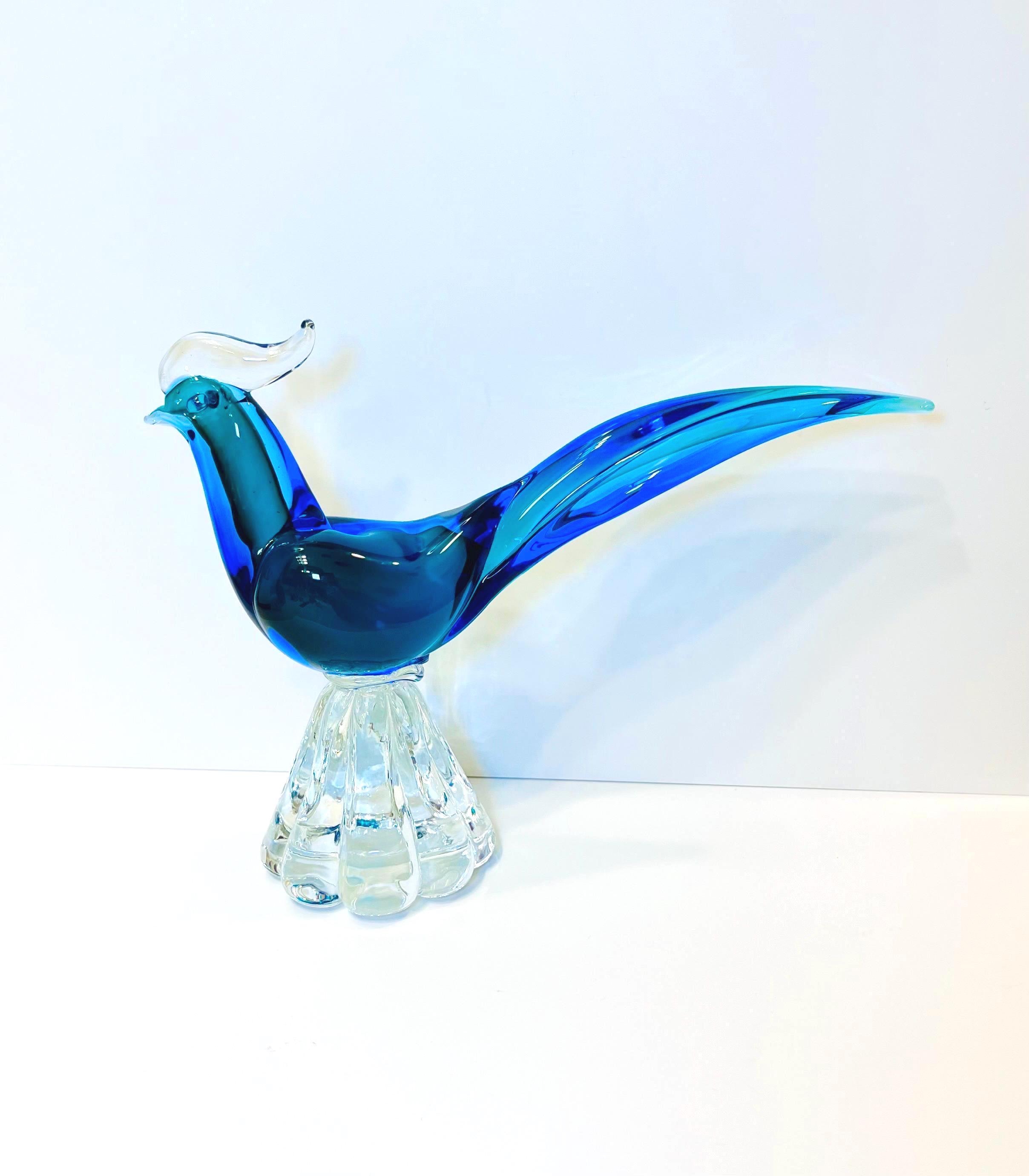Murano Glass Bird Pheasant - Etsy