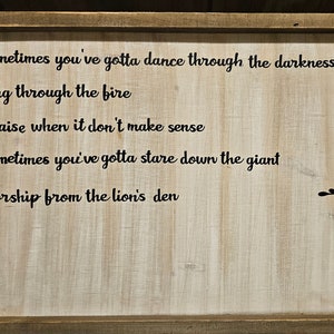 Christian song wall art
